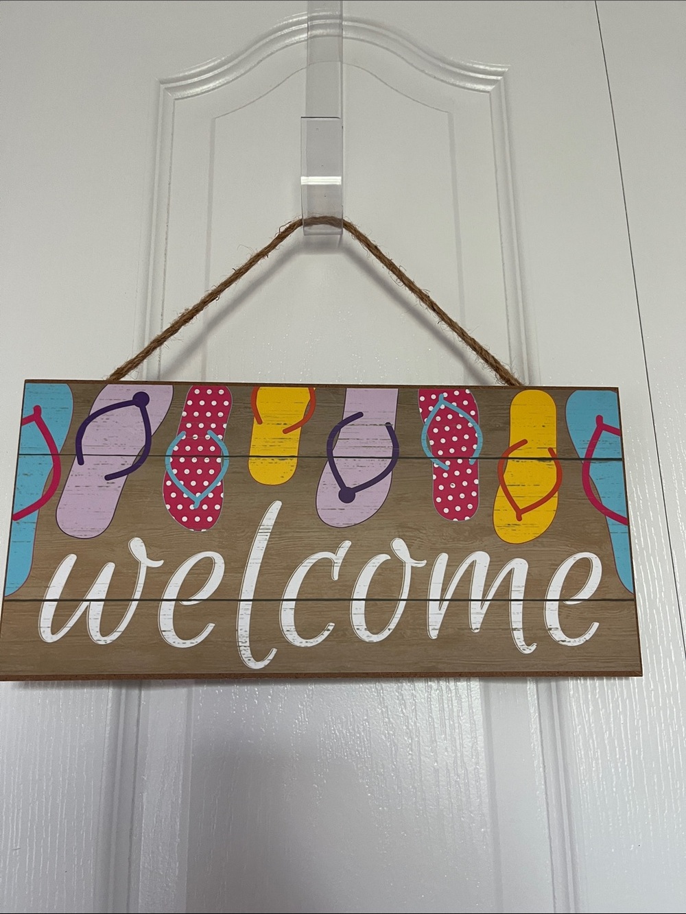 Welcome Hanging Sign